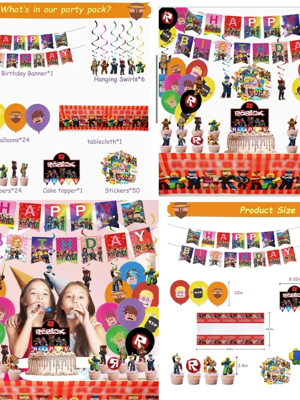 Roblox Happy Birthday Decorations